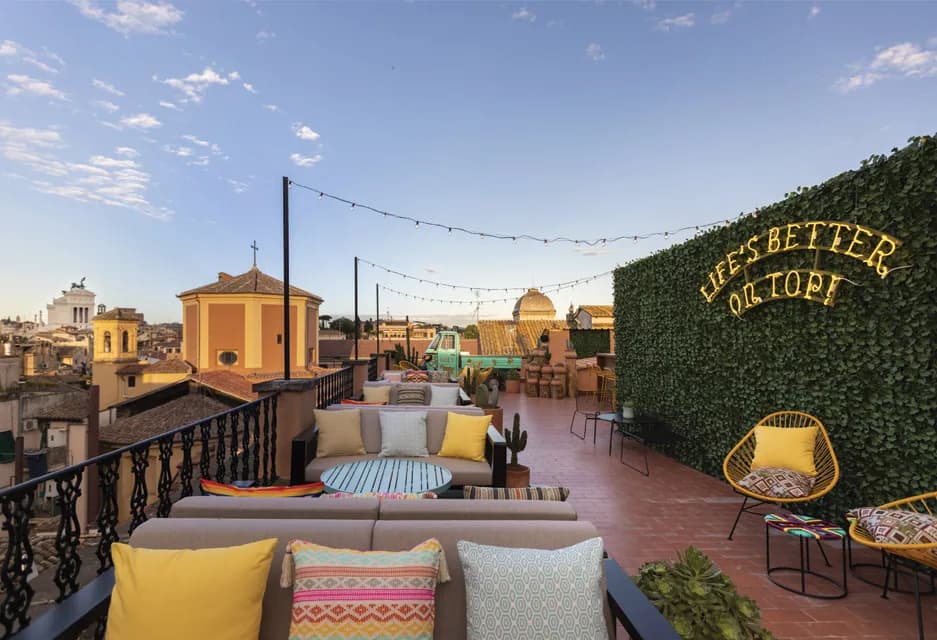 Hey Güey rooftop bar at Chapter Roma